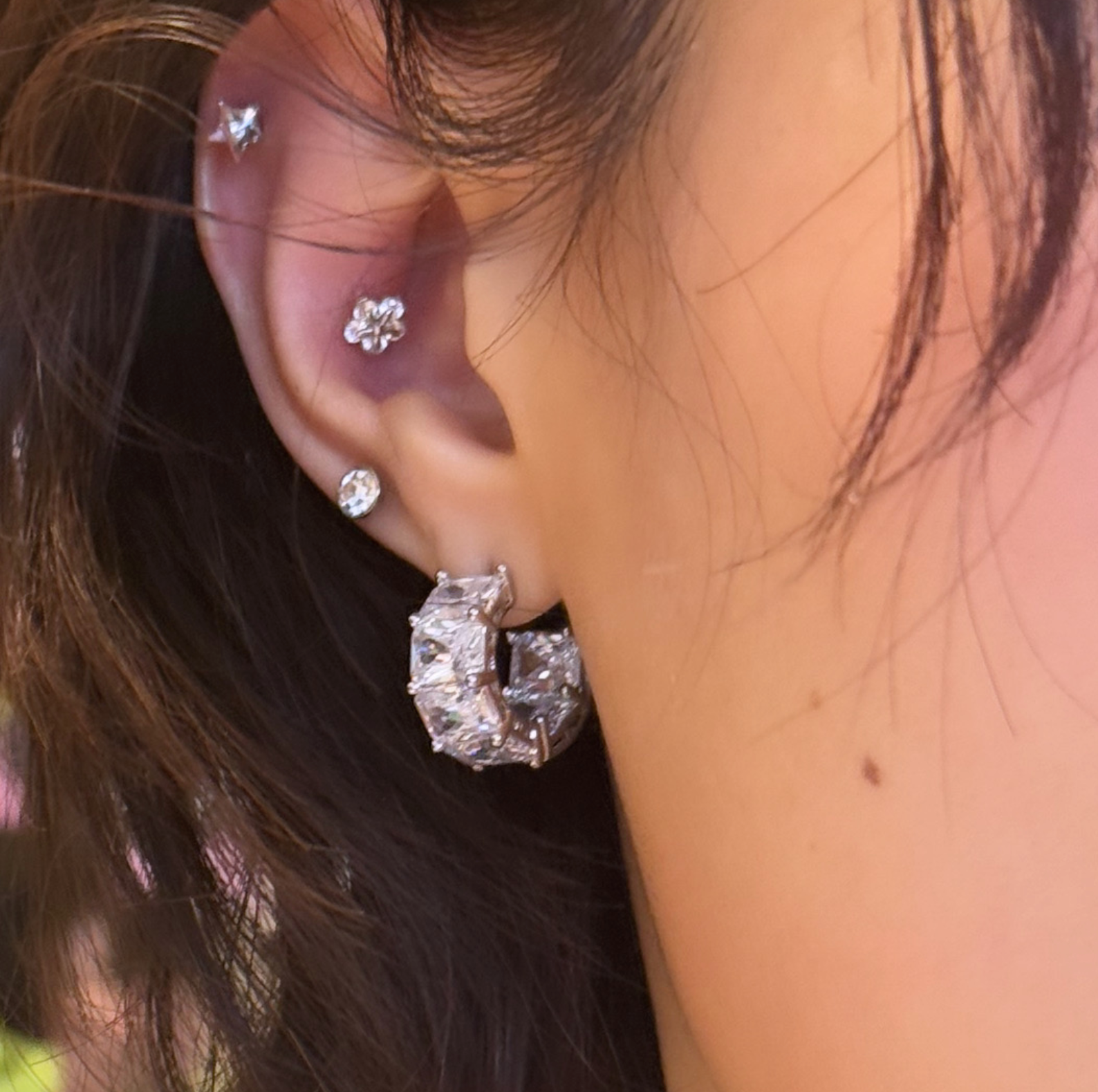 Mirror 14k Gold Plated Earrings