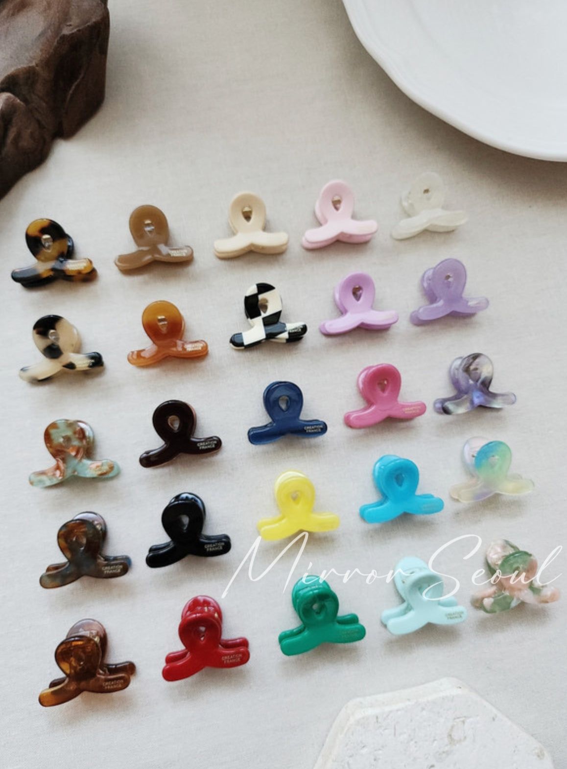 Mirror Acetate Mini Hairclaw