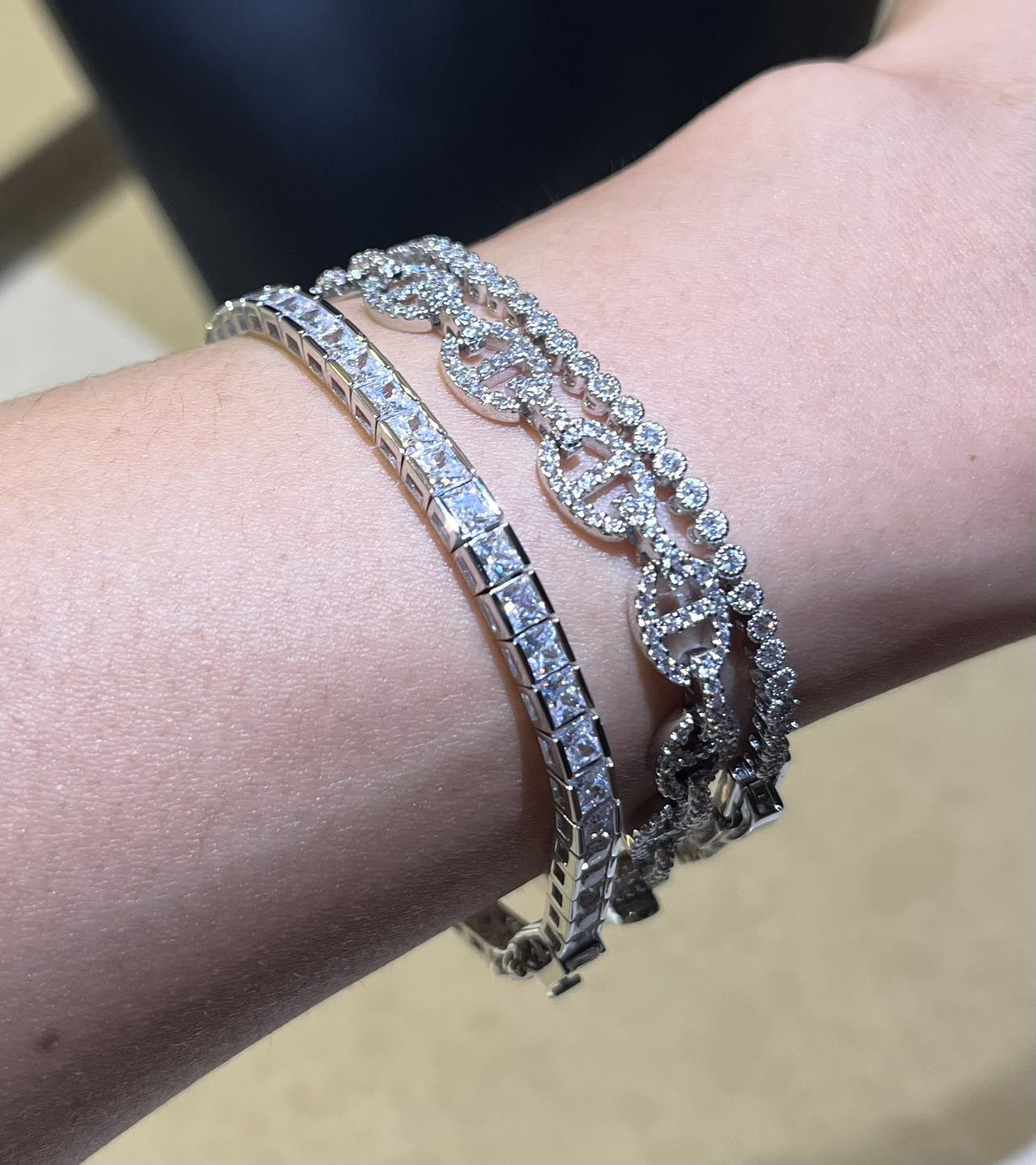 Mirror 14k Gold Plated Bracelets