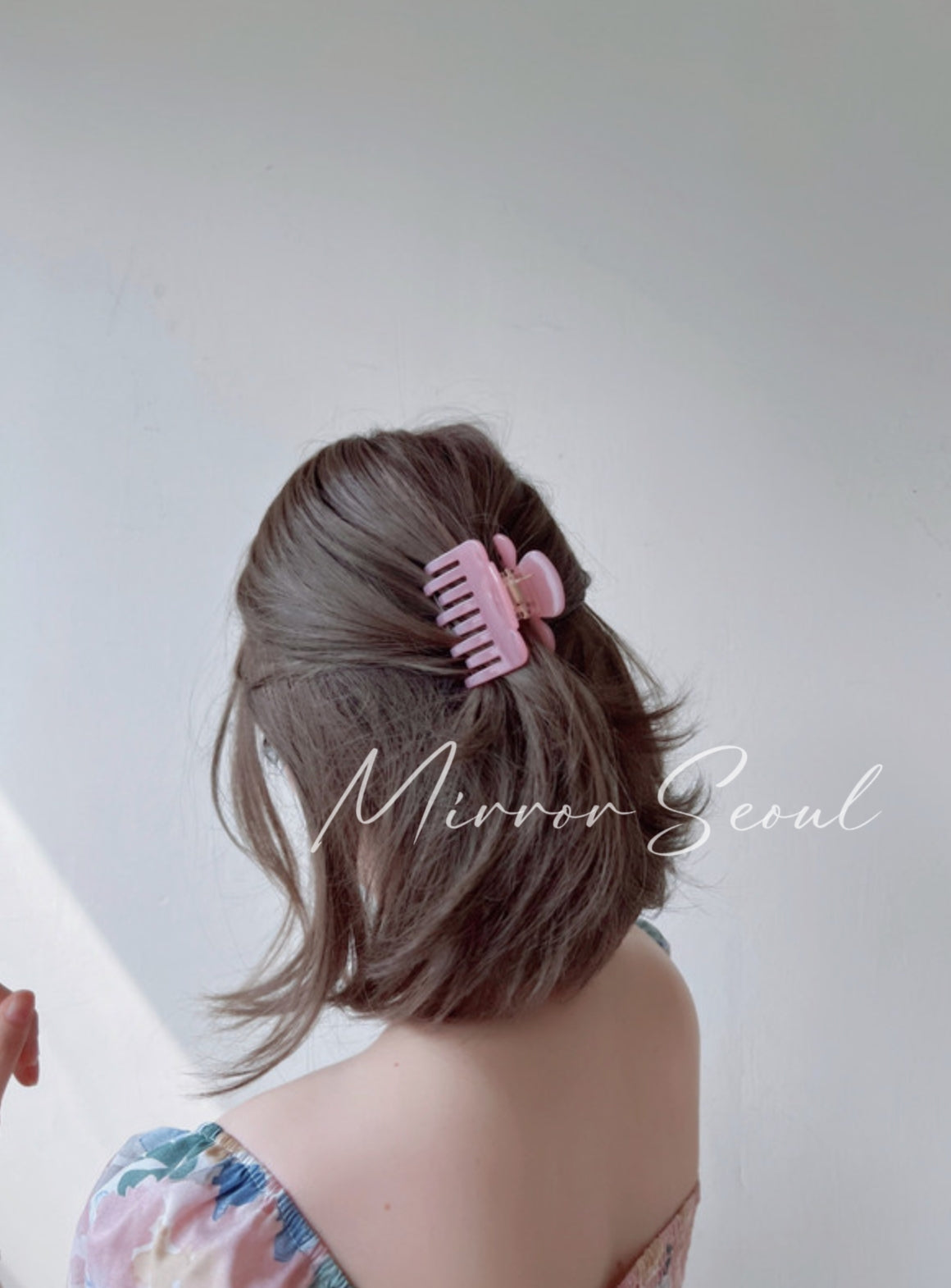 Mirror Acetate Double Layer Hairclaw