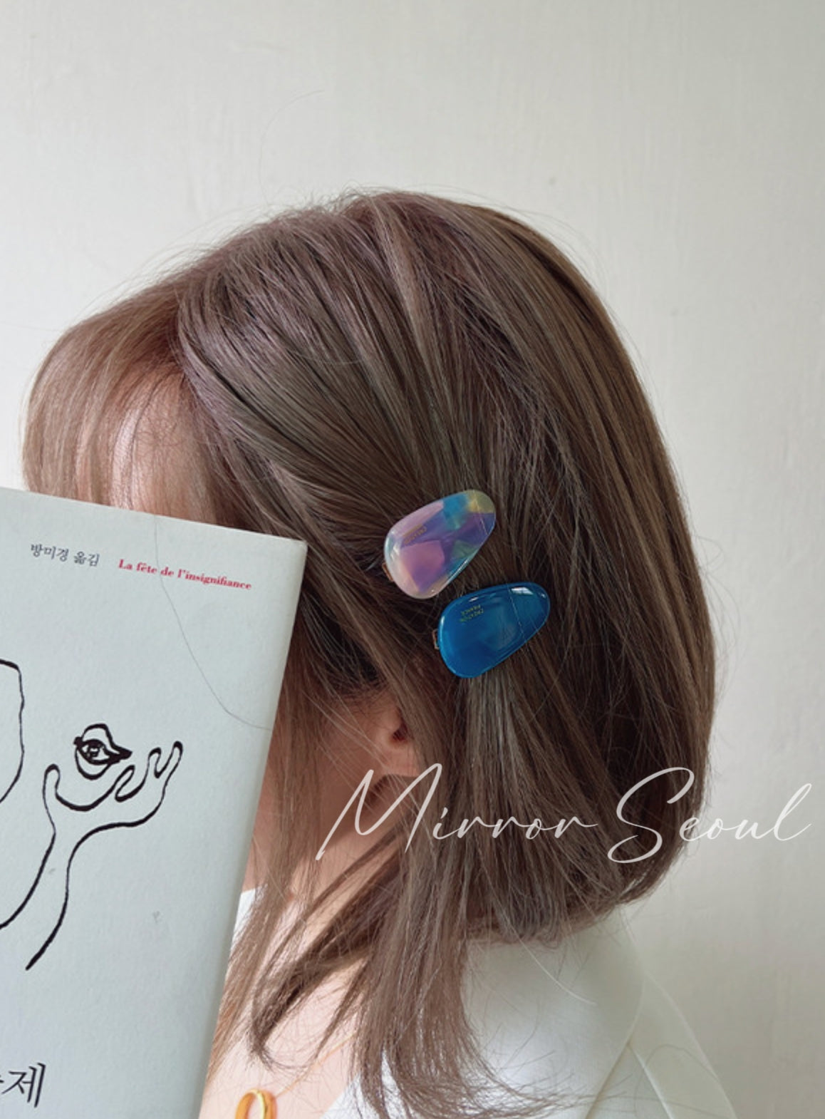 Mirror Acetate Mini Cookie Hairpin