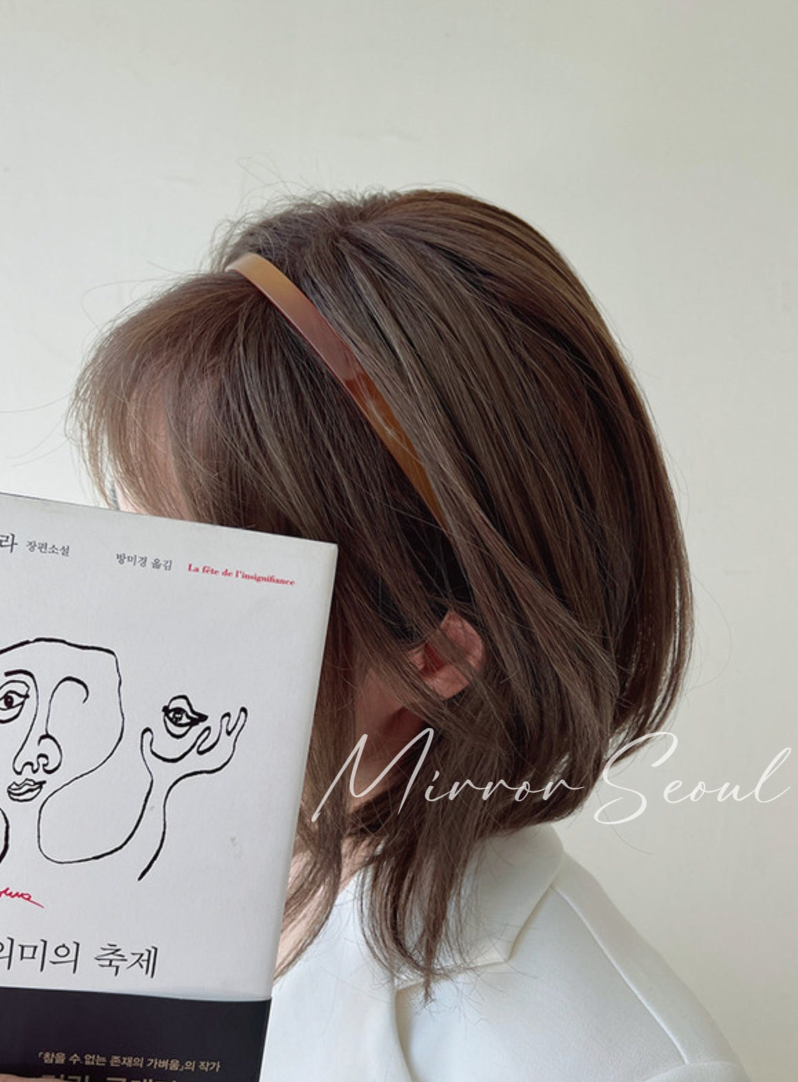 Mirror Acetate 1.0cm Thin Hairband