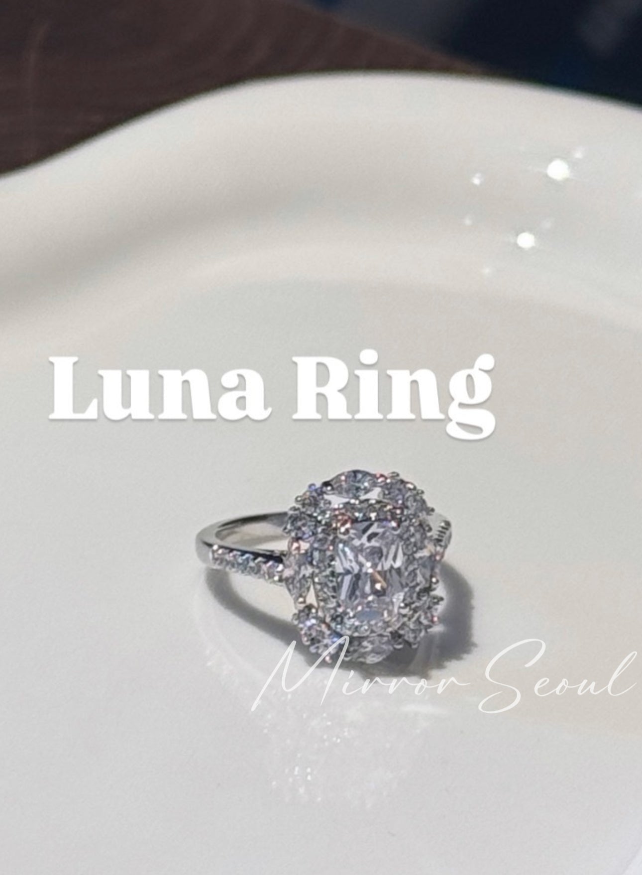 Mirror 14k Gold Plated Ring - Luna Ring