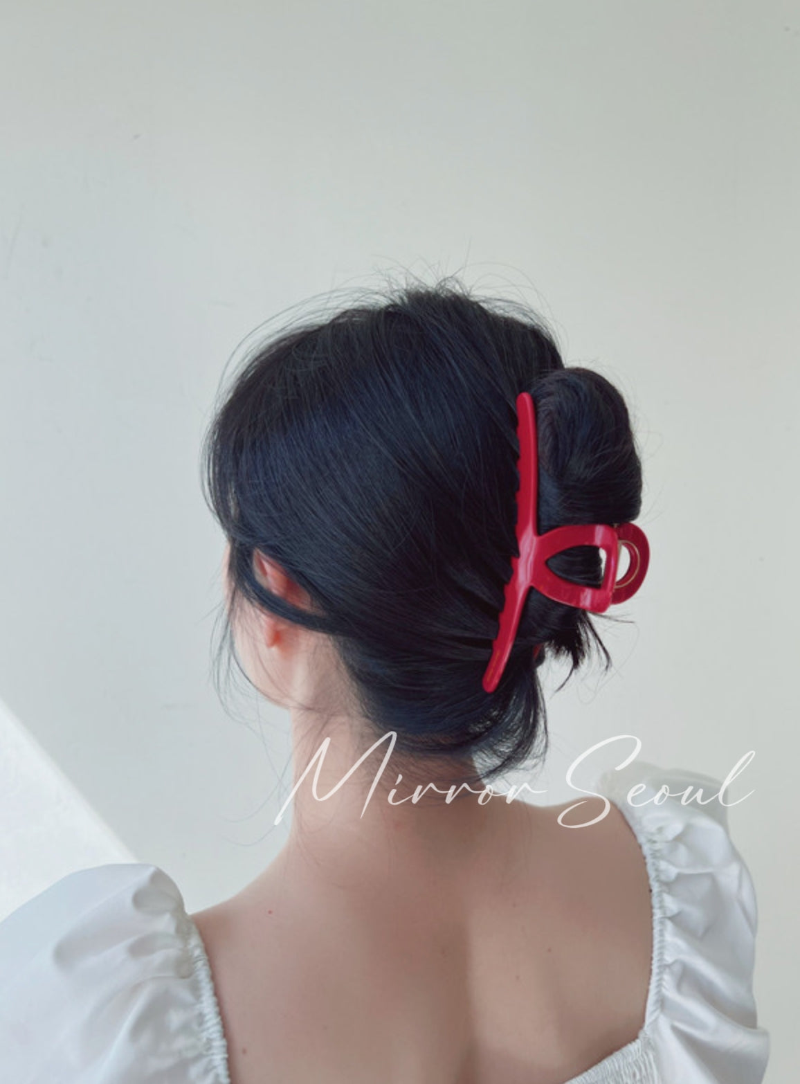 Mirror Acetate Spotlight Hairclaw 13cm