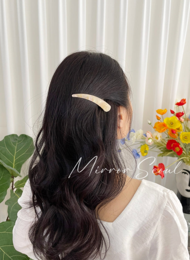 Mirror Acetate Meteor Hairpin