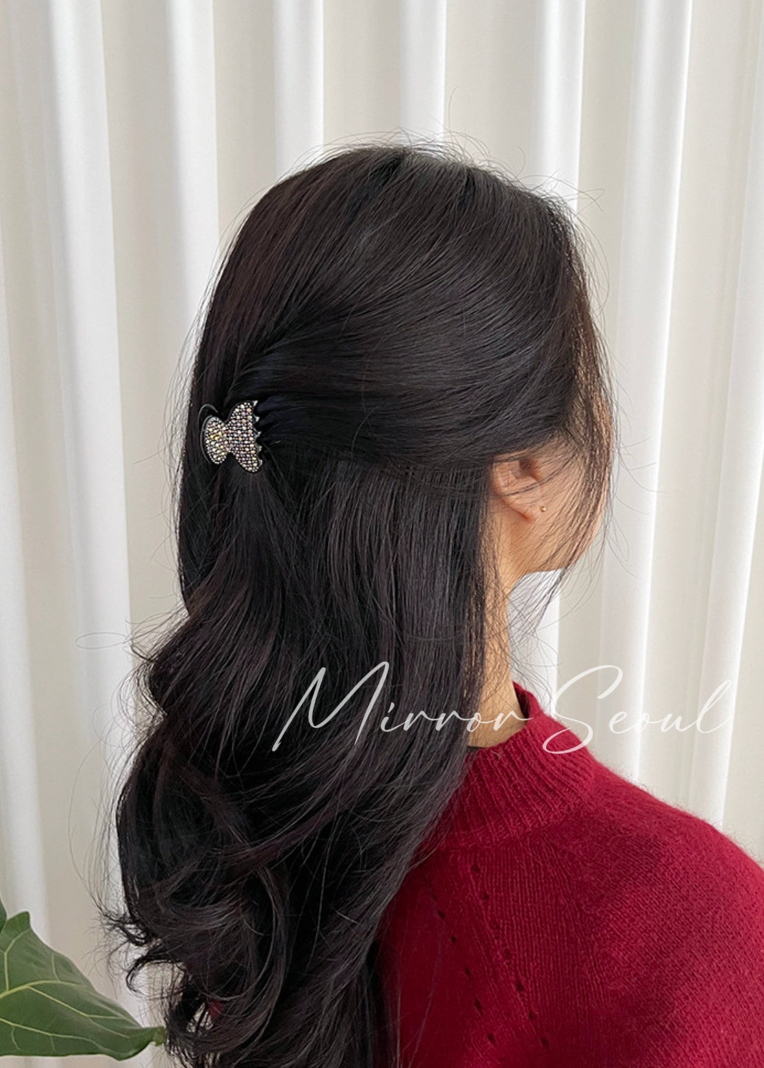 Mirror Acetate LuxeGem Mini Hairclaw
