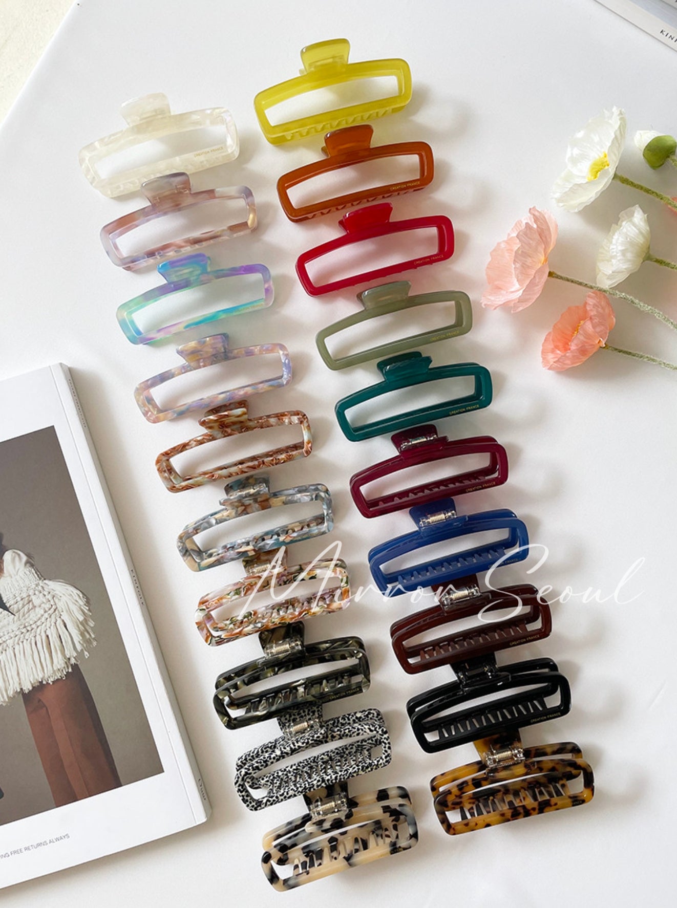 Mirror Acetate Cookie Hairclaw