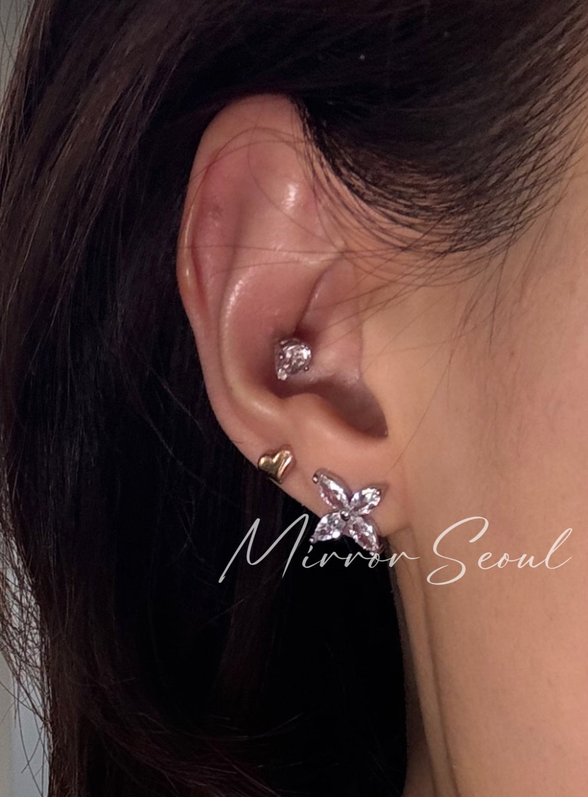 Mirror 14k Gold Plated Earrings - Victoria Earrings